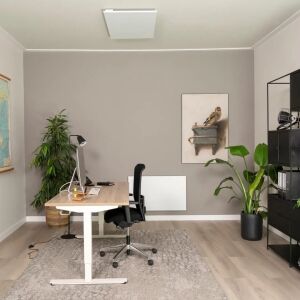 Eurom elektromos mennyezeti fűtőtest, Mon Soleil 600 Wifi, alkalmazásvezérlés, állítható hőmérséklet, időzítő, heti időzítő, termosztát, érintőpanel, LED kijelző, túlmelegedés elleni védelem,