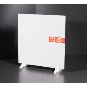 Eurom elektromos fűtőtest, E-Infrared 425 Wifi, alkalmazásvezérlés, fali/padlóra szerelhető, állítható hőmérséklet max. 37°C, időzítő, termosztát, érintőpanel, LED kijelző, túlmelegedés ellen