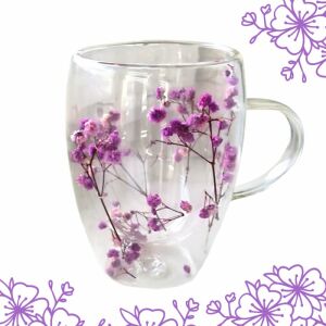 Virágos termopohár belsejében 300ml 1db SZK93