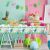 Set 2 fete de masa si un banner Amycute, multicolor, plastic, 130 x 220 cm 141385460