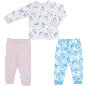 Set de pijama pentru băieți Disney Lilo & Stitch - Mărimea 80 - Include top și două perechi de pantaloni - Modă și îmbrăcăminte