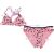 O'Neill Fata Bikini 152-es méretben, leopárdmintával és méretinformációkkal