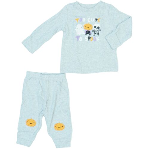 Set pijama băieți George 'Too Cute to Spook' (Mărimea 68) cu imprimeu tematic de Halloween