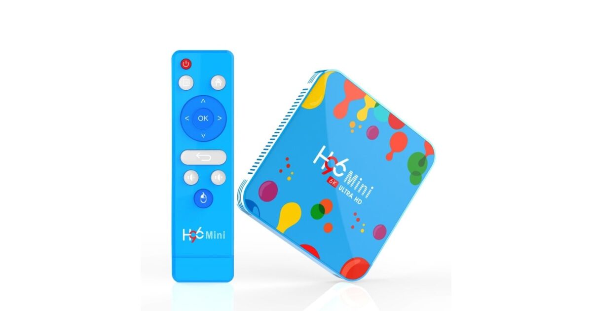 CHROX Android TV Box 13.0, VONTAR R3 Android Décodeur 4 Go De RAM 128 Go De ROM, RK3528 Quad