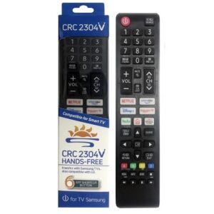Uniwersalny pilot do telewizorów SAMSUNG 4K LED z obsługą Netflix, Rakuten, Disney i PrimeVideo z lat 2017–2024 141388508 - Pilot zdalnego sterowania