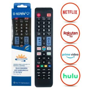 Univerzálny diaľkový ovládač KNTECH pre SAMSUNG/LG 4K TV/LED s NETFLIX bez nutnosti dodatočných nastavení 141389386 - Diaľkové ovládače