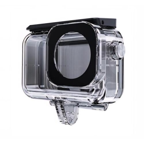 Carcasa subacvatica, Telesin, compatibila DJI Action 5,4,3, adancime maxima 45 metri, ultra-transparenta