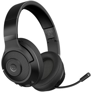 Lorgar Noah 500 vezeték nélküli gaming headset, fekete, szögletes nézet - LORGAR