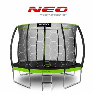 12 láb/374 cm profilos kerti trambulin belső hálóval Neo-Sport