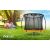 10 láb/312 cm profilos kerti trambulin belső hálóval Neo-Sport 141409415