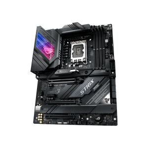 Kutni pogled na matičnu ploču ASUS ROG STRIX Z690-E GAMING WIFI - ASUS Matična ploča