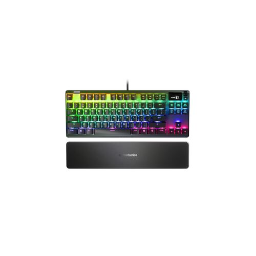 Tastatură mecanică de gaming SteelSeries Apex 7 TKL, cu iluminare LED RGB, cu fir în SUA