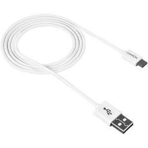 CANYON UM-1 MicroUSB kábel 5W 1m Fehér 141410691 - USB kábel
