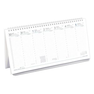 Asztali naptár 2026 kép nélküli TOPTIMER T052 álló fehér lapos papír táblás 141411440 - Irodai kiegészítő