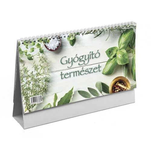 Asztali naptár 2026 képes TOPTIMER T058 álló fehér lapos Gyógyító természet 141411505