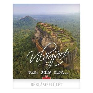 Falinaptár 2026 CSG 300x340mm álló Világjáró