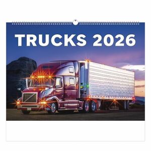 Falinaptár 2026 TOPTIMER T092 450x315mm fekvő Trucks