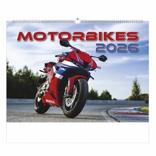 Falinaptár 2026 TOPTIMER T092 450x315mm fekvő Motorbikes 141412406