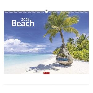 Falinaptár 2026 TOPTIMER T093 420x310mm fekvő Beach