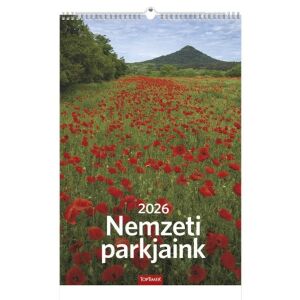 Falinaptár 2026 TOPTIMER T094 220x330mm álló Nemzeti parkjaink