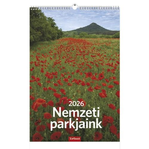 Falinaptár 2026 TOPTIMER T094 220x330mm álló Nemzeti parkjaink 141412760