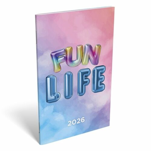 Zsebnaptár 2026 LIZZY CARD A/6 heti papírborítós Flow