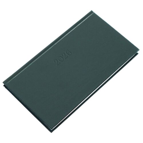 Zsebnaptár 2026 REALSYSTEM Standard fekvő fehér lapos zöld 141414376