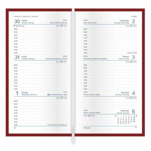 Zsebnaptár 2026 TOPTIMER Joy J035 heti álló fehér lapos Párizs UV