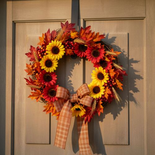 Őszi dekoráció - napraforgó - 3 féle - 4 db / csomag 141414904