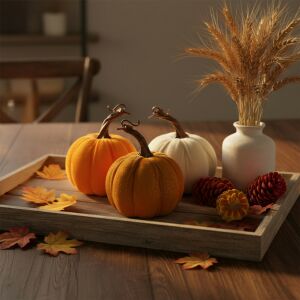 Őszi dekoráció - tök - 3 féle - 11 x 13 cm 141414926 - Őszi dekorációs kellék