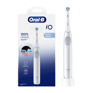 Oral-B iO2 elektromos fogkefe, Simple White, 100%-kal tisztább fogakat biztosít - Elektromos fogkefe