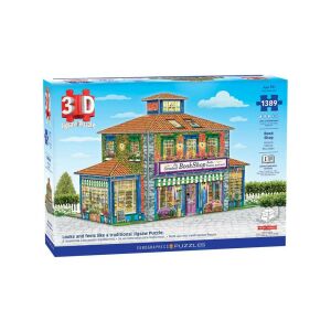 EuroGraphics 1389 db-os 3D puzzle - Bookstore (9910-6046) 141417560 - Eurographics