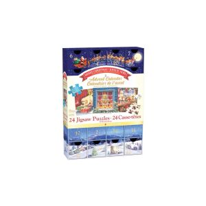 EuroGraphics Adventi kalendárium puzzle - Merry Christmas - 24 x 50 db (8924-5735) 141417566 - Eurographics