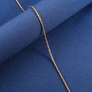 Elegance 2.2 mm elit arany színű uniszex férfi női nemesacél nyaklánc 45 cm-től 70 cm-ig választható 141417672 - Férfi ékszer