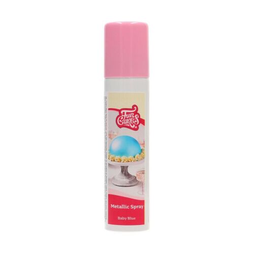 FunCakes metál színű spray, babakék, 100 ml 141419766