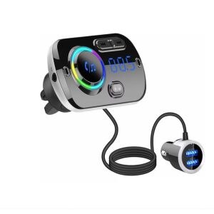 Bluetooth FM Transzmitter dupla USB autós töltővel - Transzmitter