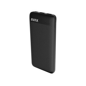 Szögletes nézet az AVAX PB220 LIGHTY+ 20W 20.000mAh fekete powerbankról - AVAX