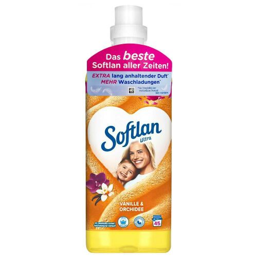 Softlan Ultra Vanília és Orchidea öblítő 1L, hosszantartó illat - Kermix