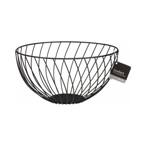 Fekete acél gyümölcskosár 141426262