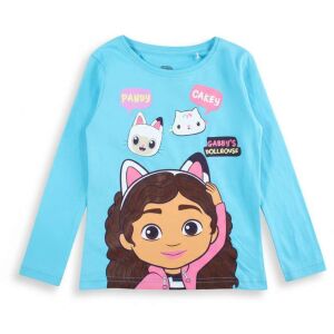 Nickelodeon Gabby's Dollhouse tričko s dlhým rukávom pre dievčatá - Nickelodeon Detské pyžamá, nočné košele