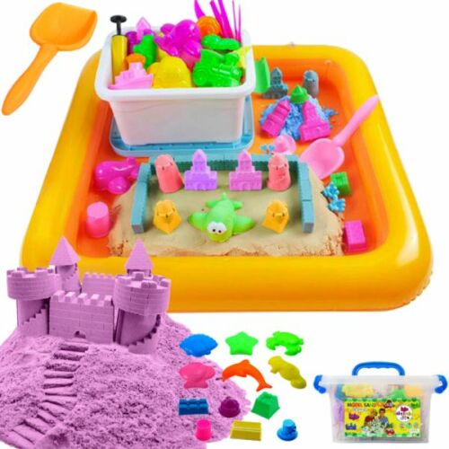 Sandbox + Kinetic Sand 3kg + Formák, lila