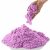 Lila kinetikus homok a Sandbox + Kinetic Sand 3kg + Formák készletből öntve