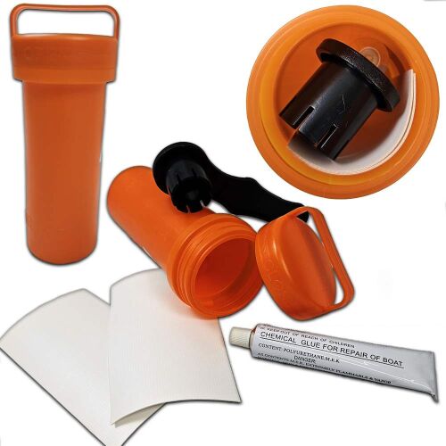 SUP javítókészlet foltokkal, ragasztóval és szelepszerszámmal