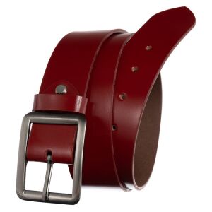 Bőr, sima, keskeny női öv lekerekített, ezüst csattal - Rovicky 141509419 - Női öv