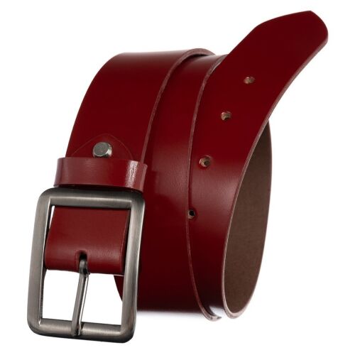 Bőr, sima, keskeny női öv lekerekített, ezüst csattal - Rovicky 141509419