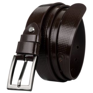 Férfi öv természetes, sima bőrből, díszes dombornyomással - Rovicky 141440035 - Férfi öv