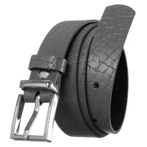 Ciekawy skórzany pasek damski ze srebrną klamrą, motyw zwierzęcy - Rovicky 141443419 - Női öv