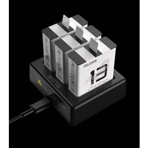 Telesin GoPro Hero 13 Trostruki punjač s baterijama - Elektronika