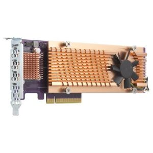Rozširujúca karta QM2-4P-384 so štyrmi M.2 PCIe SSD diskami M.2