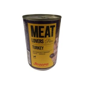 Josera Meatlovers Pure Turkey nedves kutyaeledel, 400g-os konzerv - Josera